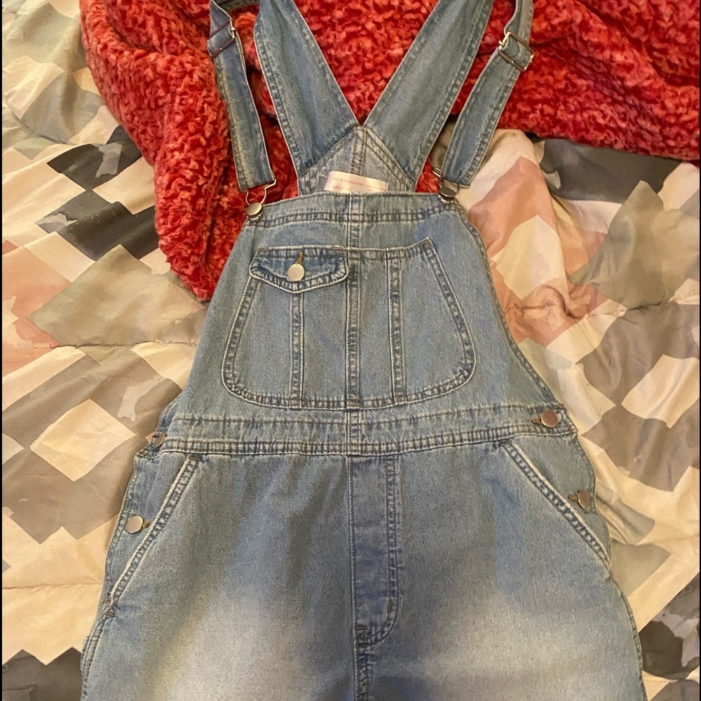 Women’s denim overalls